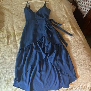 Perfect Condition, worn once, sexy fit with adjustable straps and wrap waist